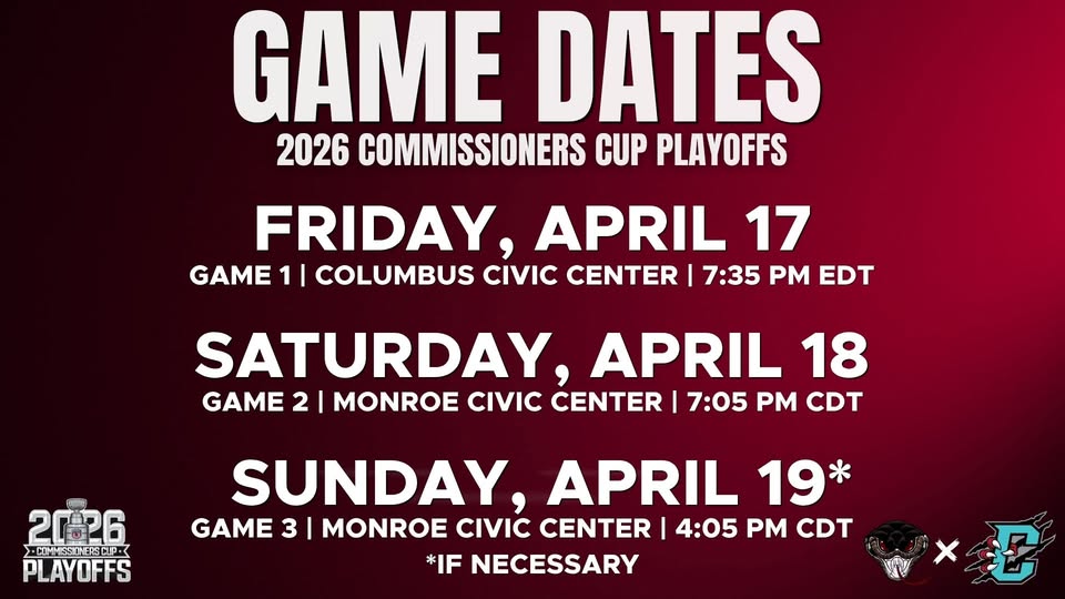 2026 Commissions Cup Playoff Schedule