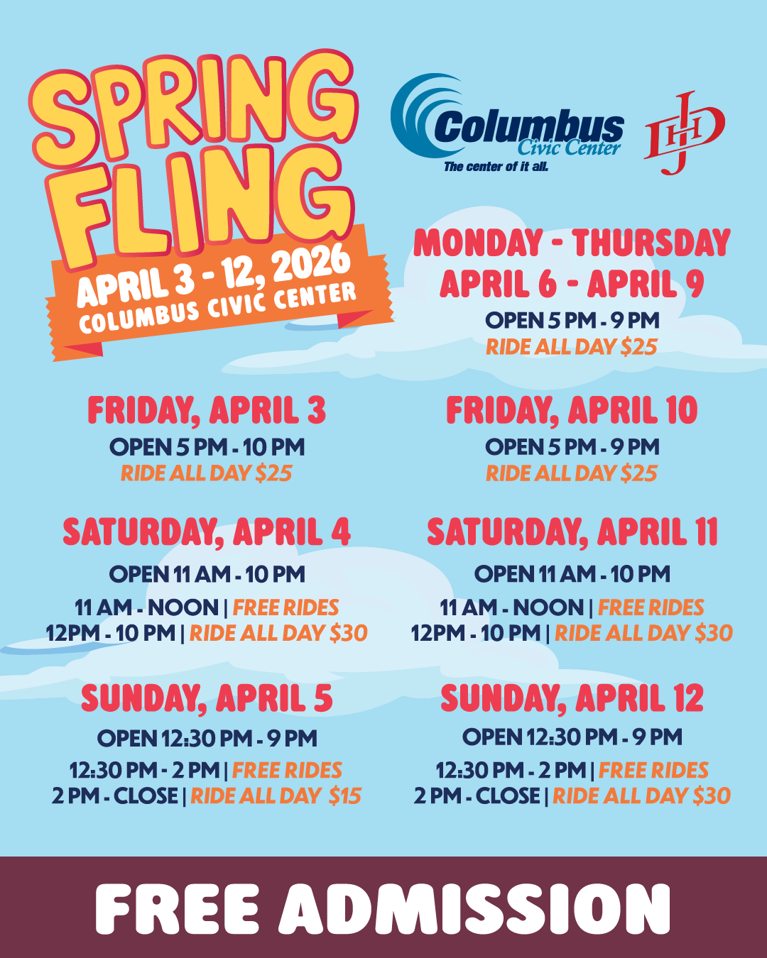 Spring Fling 2026 Schedule