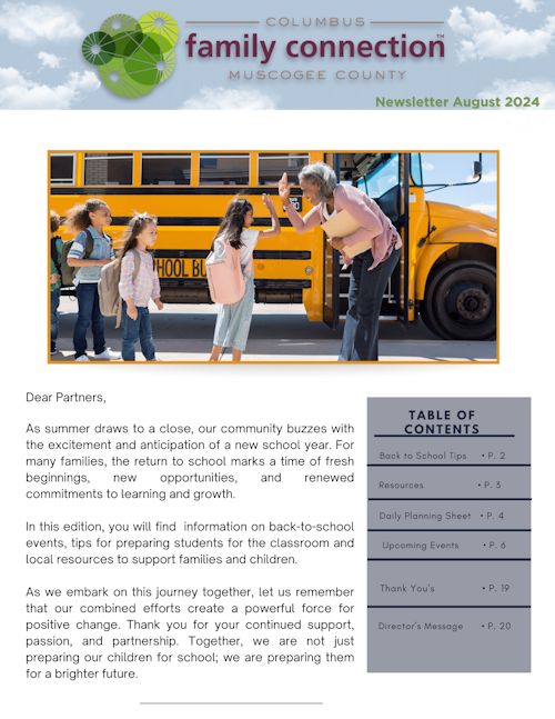 August 2026 Newsletter Cover