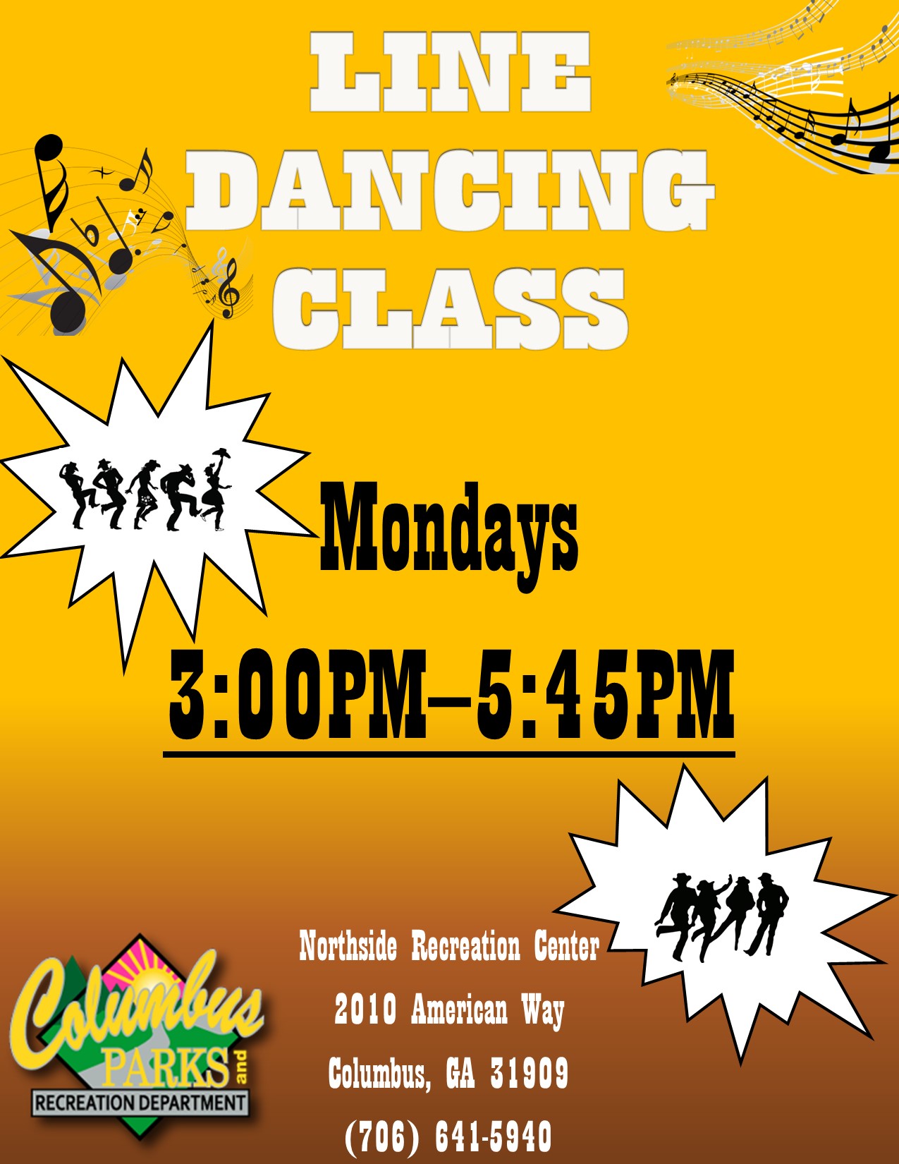 Line Dancing Class Monday